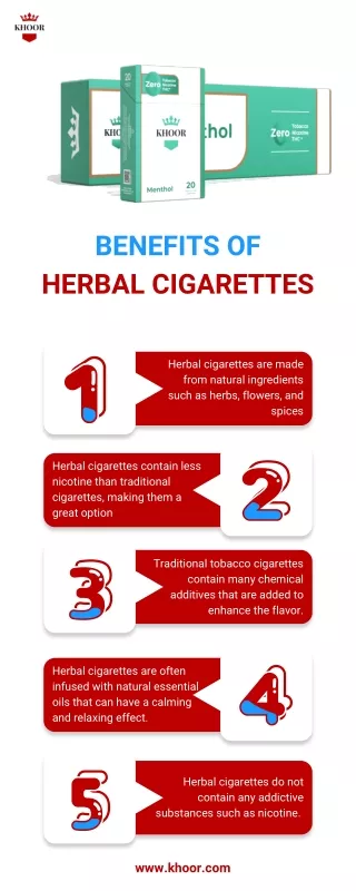 Benefits of Herbal Cigarettes