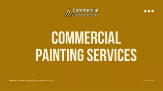 Industrial painting services