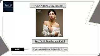 Buy Gold Jewellery in Delhi