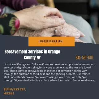 Bereavement Services in Orange County NY