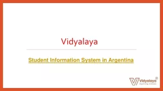 Student Information System in Argentina