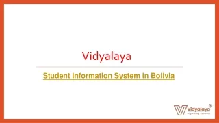 Student Information System in Bolivia