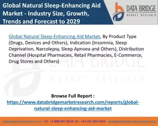 Global Natural Sleep-Enhancing Aid Market