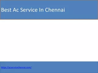 Best Ac Service In Chennai