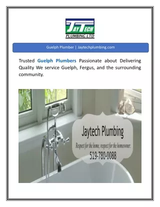 Guelph Plumber Jaytechplumbing.com