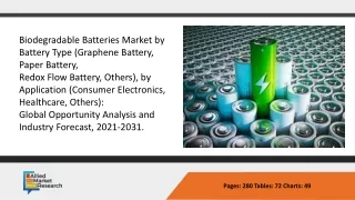 Global Biodegradable Batteries Market ppt