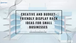 Creative and Budget-Friendly display rack ideas for small businesses