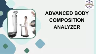 Advanced Body Composition Analyzer