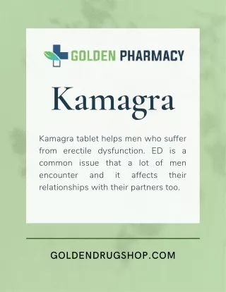 Kamagra- Elevate Your Sexual Pleasure