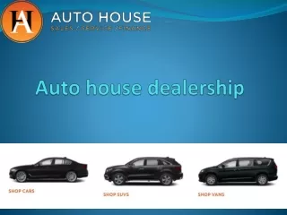 Auto house dealership