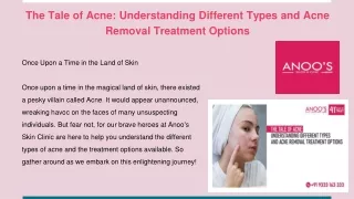 The Tale of Acne_ Understanding Different Types and Acne Removal Treatment Options