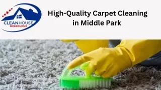 High-Quality Carpet Cleaning in Middle Park