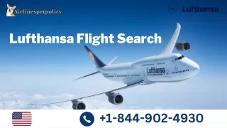 lufthansa flight search