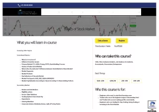 Stock Market Course in Delhi