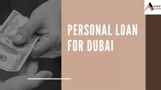 Personal loan for Dubai