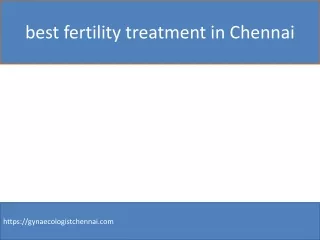 best fertility treatment in Chennai