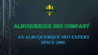 Welcome To Albuquerque SEO Services Company