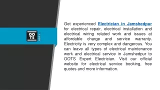 Electrician In Jamshedpur OOTS