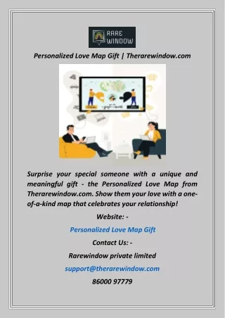 Personalized Love Map Gift  Therarewindow