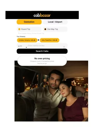 Ambala to Kota Cab | Ambala to Kota Taxi