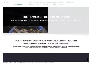 The power of differentiation: How emerging market entrepreneurs can stand out in