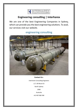 Engineering consulting | Interharex