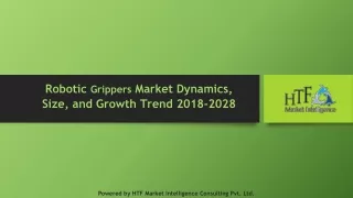 Robotic Grippers Market Dynamics, Size, and Growth Trend 2018-2028