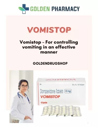 Vomistop- Your Solution for Nausea- Try Now