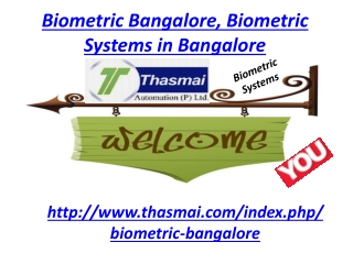 Biometric Bangalore, Biometric System Bangalore