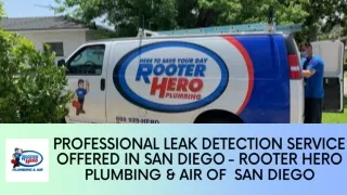 Professional Leak Detection Service Offered in San Diego - Rooter Hero Plumbing & Air of  San Diego