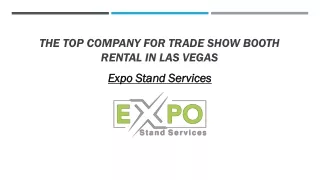 The Top Company for Trade Show Booth Rental