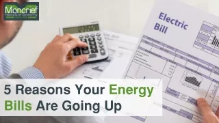 Common Reasons for Increasing Energy Bills and How to Fix Them