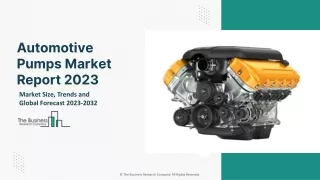 Automotive Pumps Global Market Size, Share, By Vehicle Type, By Pump Type, By Technology, By Sales Channel, By Region An