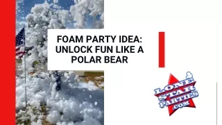 Make your summer a wonderland of foam with one of our unique froth party ideas