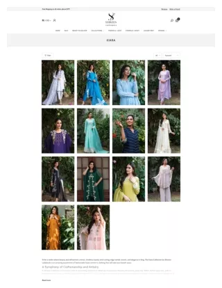 Step into the World of Elegance: Shireen Lakdawala's designer pakistani clothes