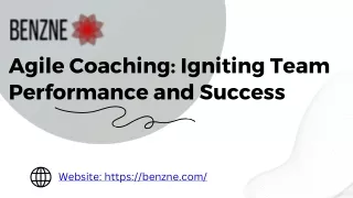 Maximizing Business Potential with benzne consulting for Agile Coaching