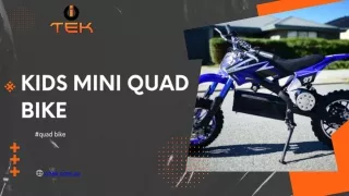 High-Quality Kids Mini Quad Bike