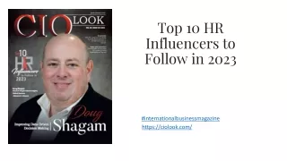 Top 10 HR Influencers to Follow in 2023