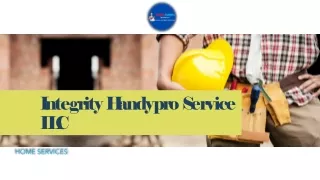 Get Top-Notch Tampa Handyman Services with Integrity Handypro