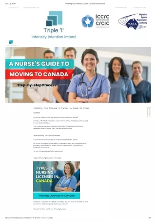 How to Become a Nurse in Canada