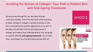 Unveiling the Secrets of Collagen_ Your Path to Radiant Skin with Anti-Ageing Treatments