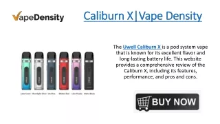 Uwell Caliburn X