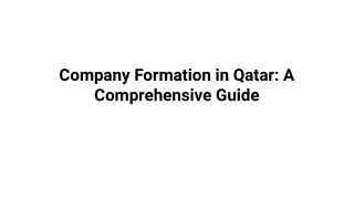 Company Formation in Qatar_ A Comprehensive Guide