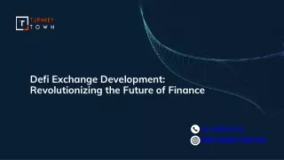 Defi Exchange Development Revolutionizing the Future of Finance