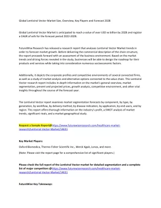 Lentiviral Vector Market
