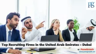 Top Recruiting Firms in the United Arab Emirates – Dubai