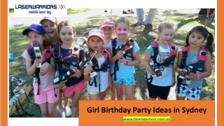 Girl Birthday Party Ideas in Sydney - Laser Warriors