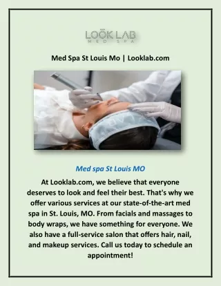 Med Spa St Louis Mo | Looklab.com