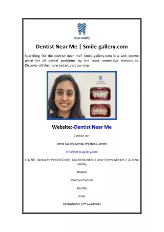 Dentist Near Me  Smile-gallery.com