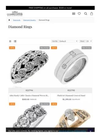 Diamond Rings | ED Marshall Jewelers in Scottsdale